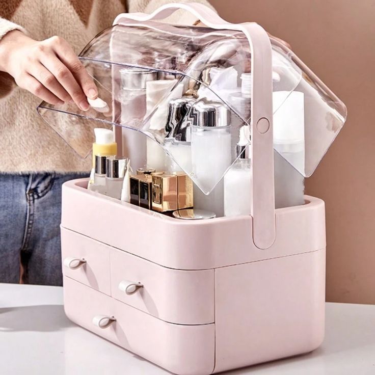 Skincare Organizer Pod – Your Beauty Essentials, Neatly Stored
